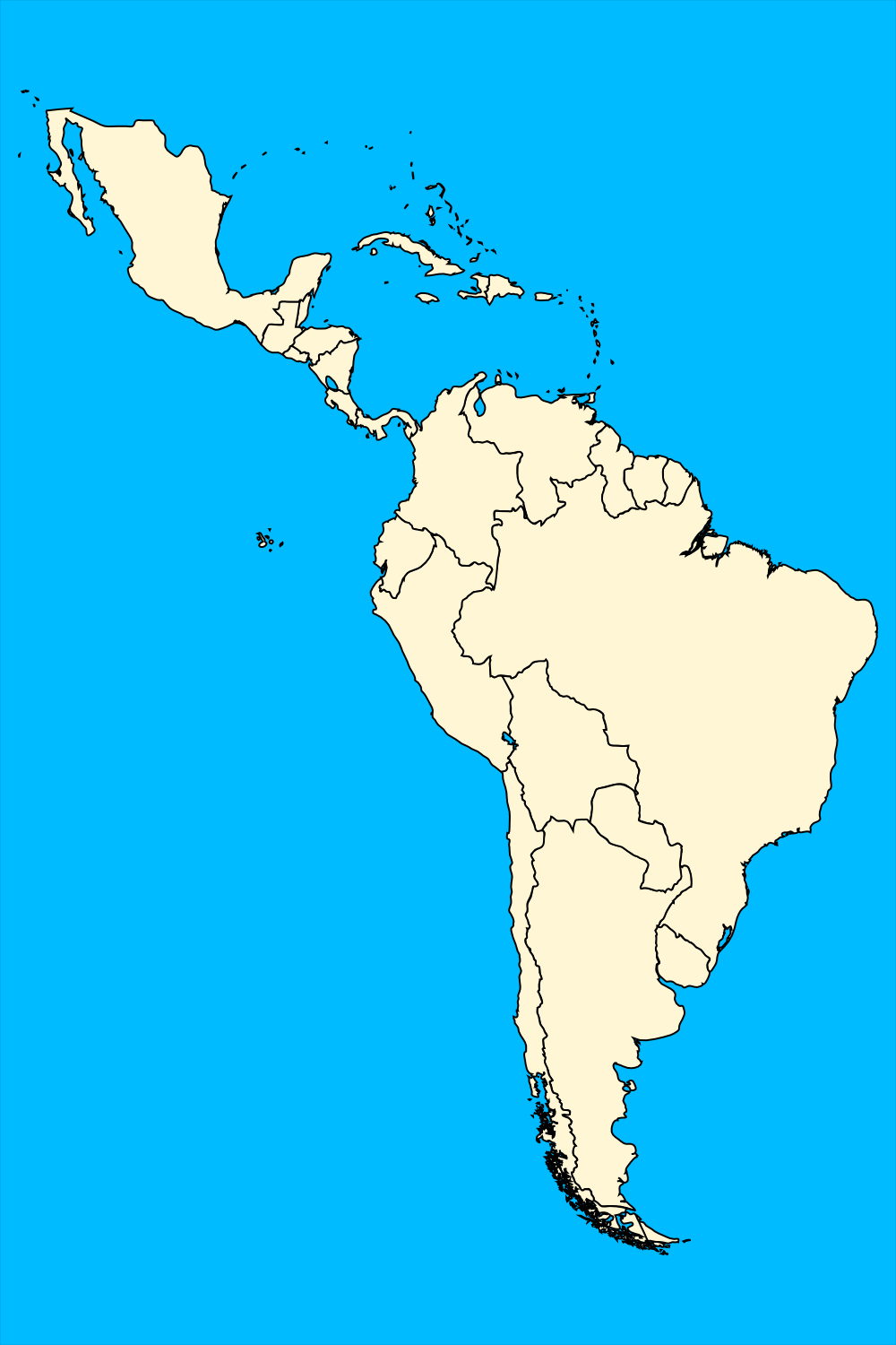 Central America Map No Labels Find The Countries Of Central America Quiz Search Central 7950