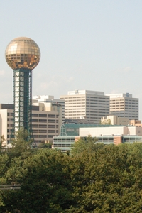 Downtown Knoxville, TN, from the University.